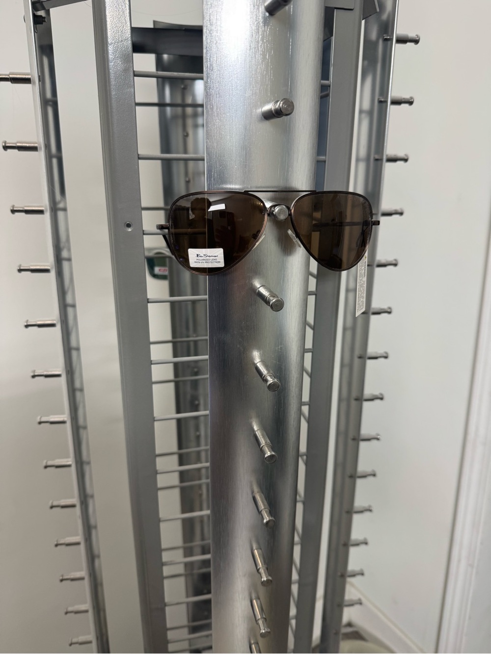 Men's Aviator Sunglasses - Brown Lenses